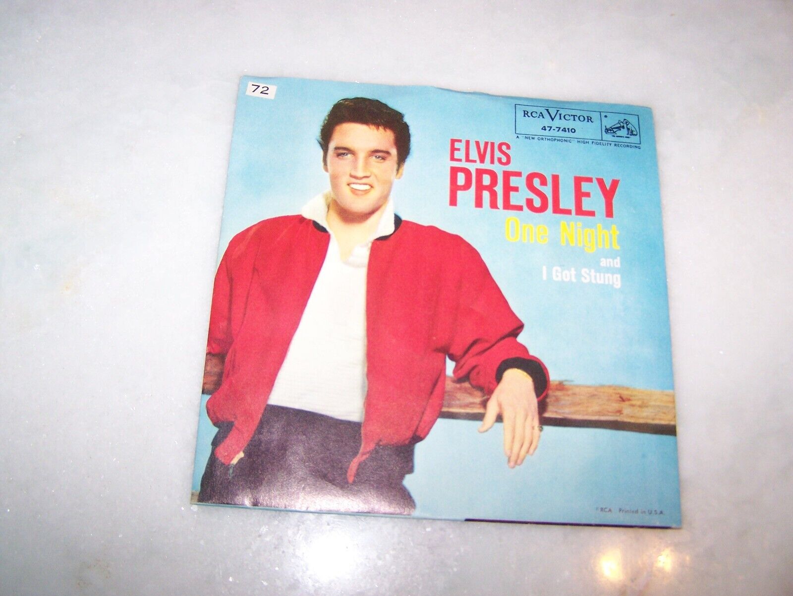ELVIS PRESLEY One Night / I Got Stung 1958 45 record