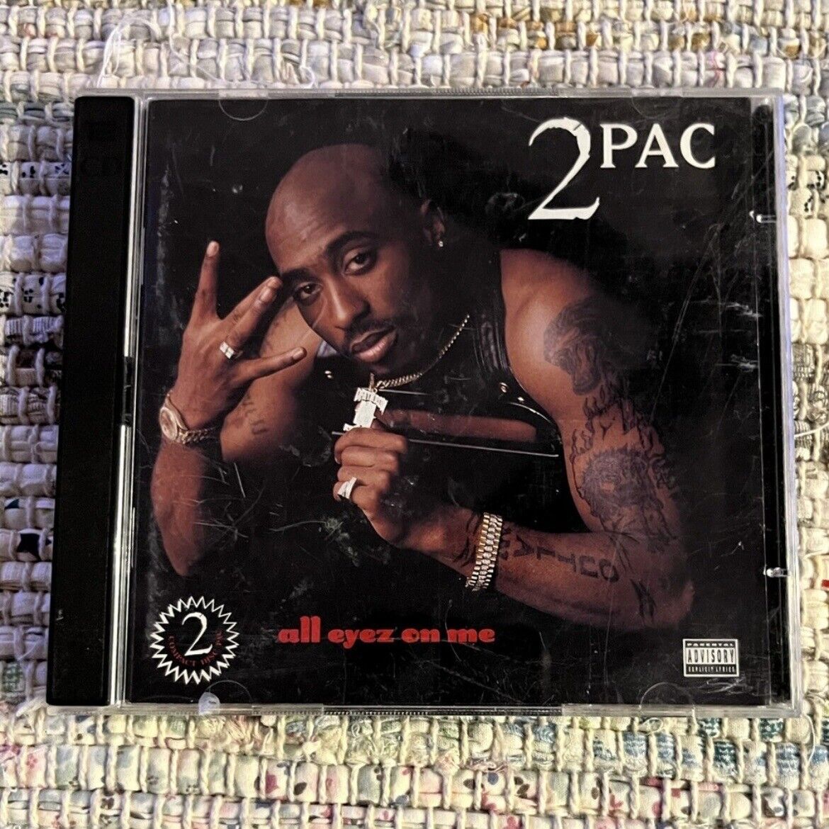 Tupac Shakur ''All Eyez On Me'' Double CD First Edition 1996 MEGA RARE MINT 2PAC