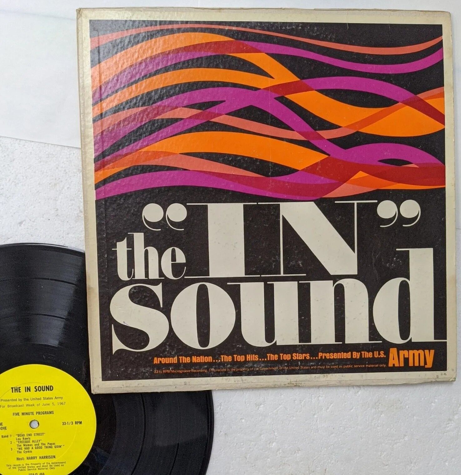 IN SOUND various artists Harry Harrison U.S Army The Top Hits June 5 1967 mc 542