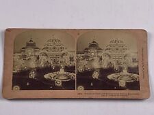 Stereoview Photo Temple Music Horticultural Hall Electricity Pan American Expo picture