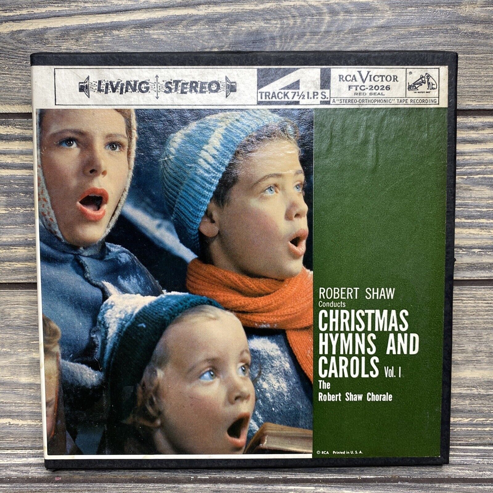 Vtg RCA Victor Christmas Hymns and Carols Robert Shaw Chorale Stereophonic Reel