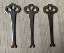 Vintage Unique Long Flat Steel Skeleton Key 2 3/4