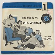 Vtg 1962 Replogle Talking Globe THE STORY OF MR. WORLD vol 1  7