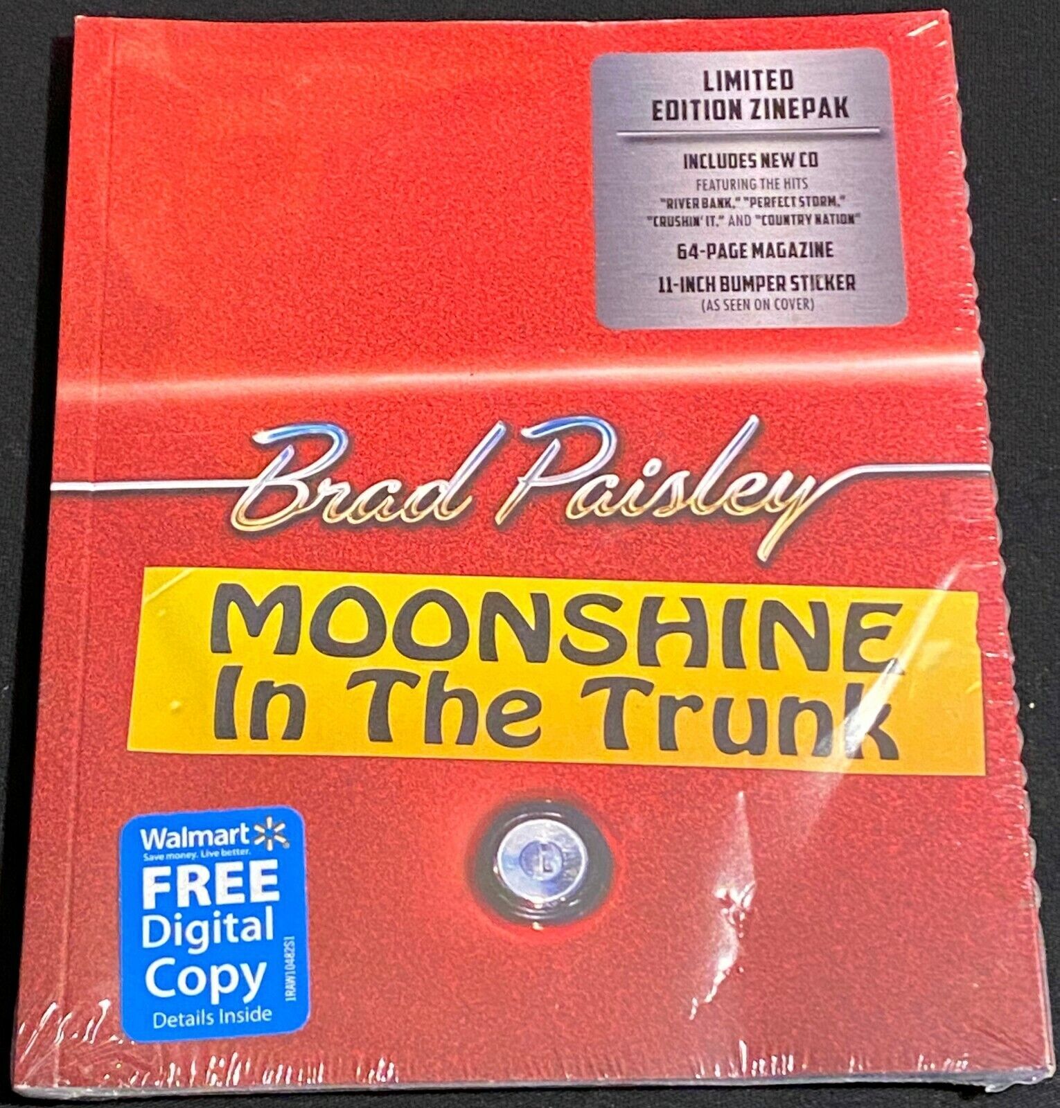 Brad Paisley - Moonshine In The Trunk CD (2014) New Limited Edition Zinepak