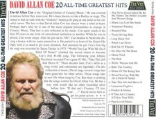 DAVID ALLAN COE - 20 ALL TIME GREATEST HITS NEW CD picture