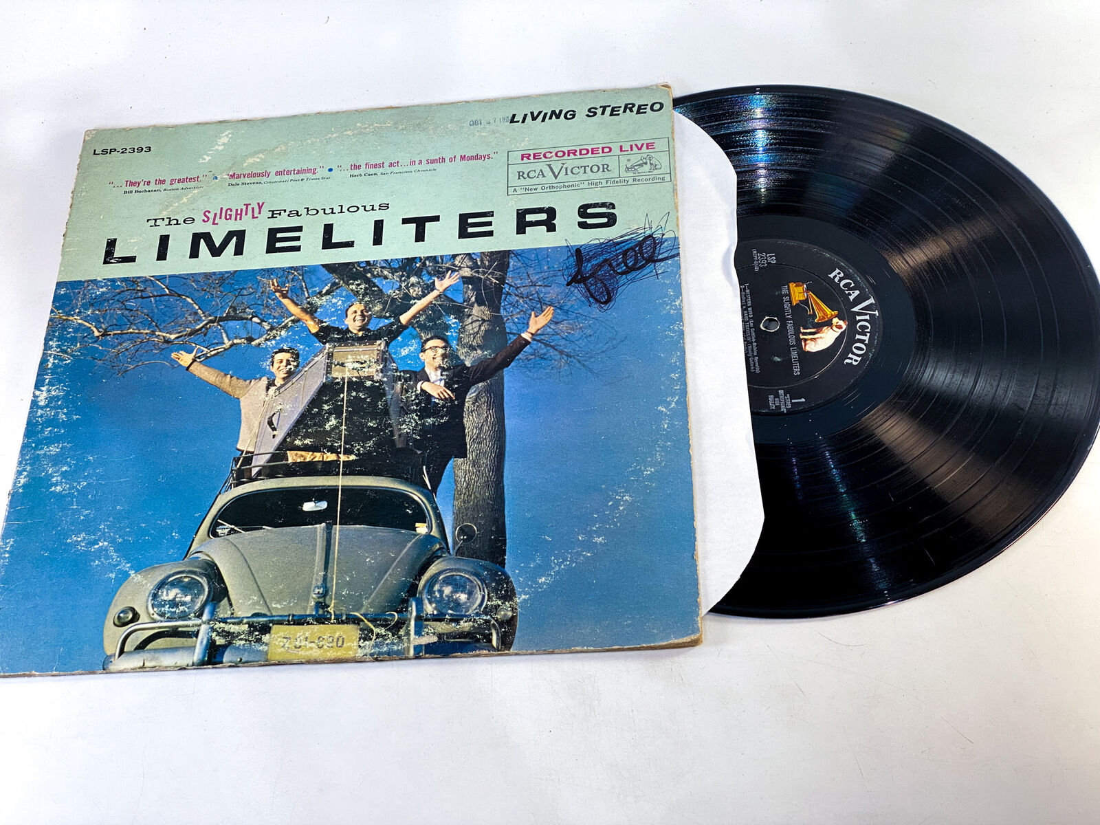 The Limeliters-The Slightly Fabulous Limelite...-Vinyl Record VG+/G+