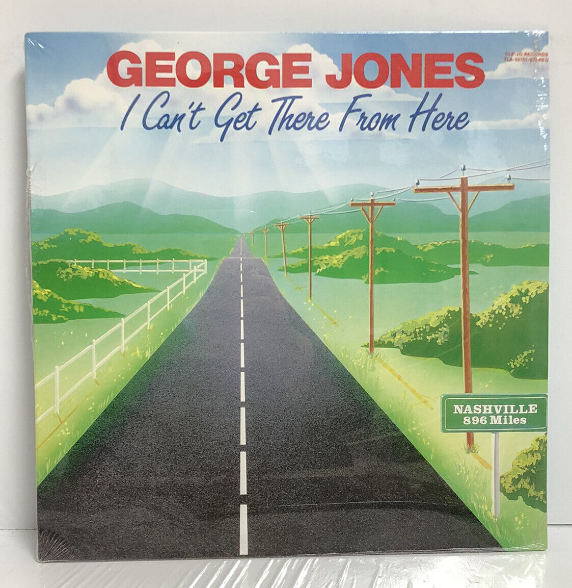 GEORGE JONES - I Can't Get There From Here  VINTAGE LP - 12