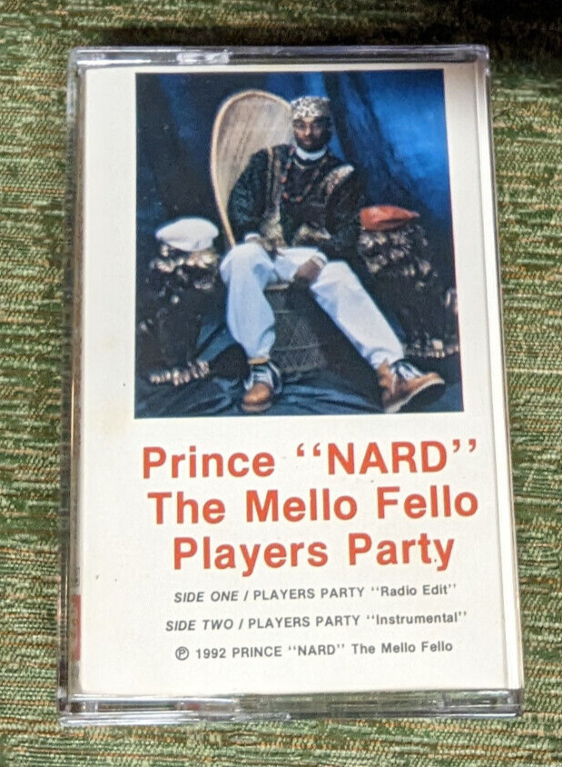 Prince NARD The Mello Fello – Players Party cassette Sign autograph 1992 RARE