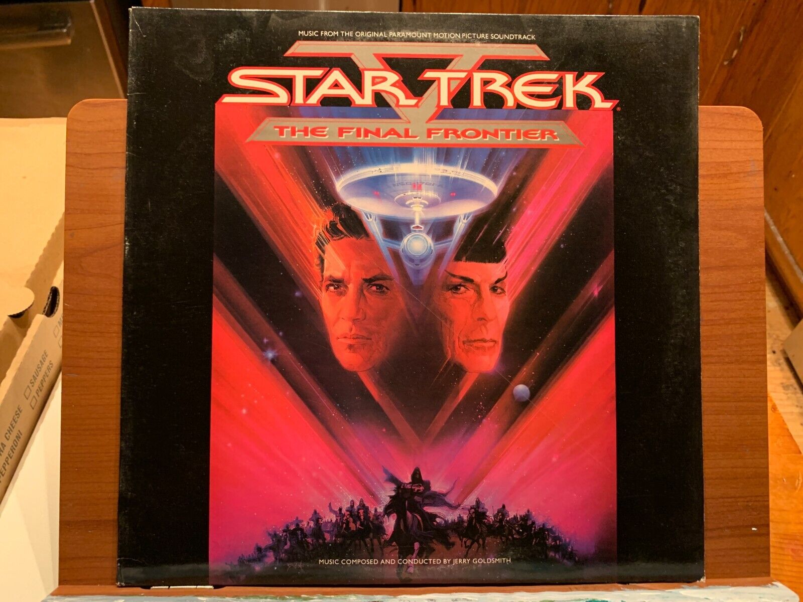 Star Trek V The Final Frontier Original Motion Picture Soundtrack Vinyl LP Kirk