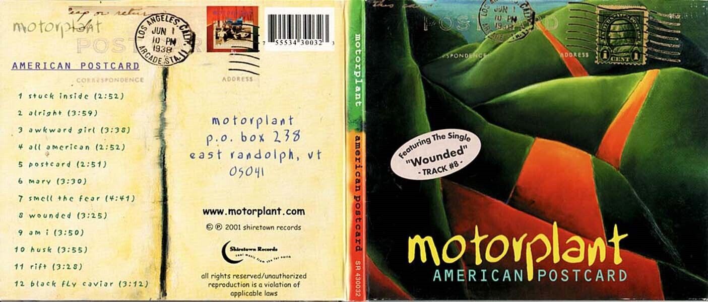 American Postcard ~ Motorplant ~ Rock ~ CD ~ Used VG
