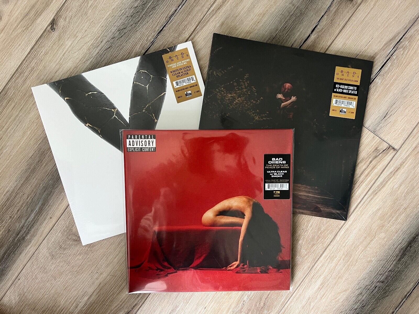 BAD OMENS - 3 PACK VINYL LIMITED EDITION BUNDLE EACH ONE OUT OF /750 IN HAND