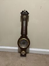 Vintage Banjo Style Weather Station Springfield Instrument Barometer Humidity picture