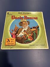 Walt Disney's Uncle Remus 1967 Disneyland ST-3907 Vinyl Record and Book VG picture