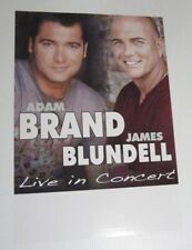 ADAM BRAND /JAMES BLUNDELL ORIGINAL TOUR POSTER picture