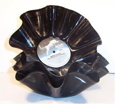 Recycled Record Bowl / Gift Basket - Vintage Vinyl Album LP - Qty 1 - Music Gift picture