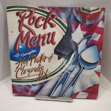 Rock Menu - Hot Platter of Chyrsalis Hits Vintage Best Of picture