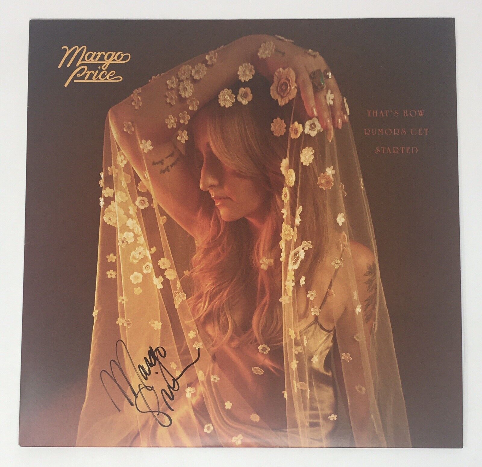 MARGO PRICE That’s How Rumors Started SIGNED Autograph Vinyl Record Album LP JSA