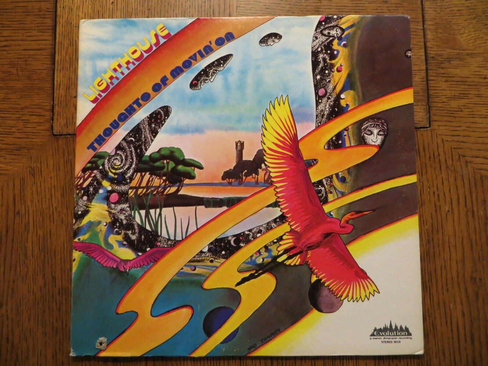 Lighthouse – Thoughts Of Movin\' On - 1971 - Evolution 3010 Vinyl LP EX/VG+