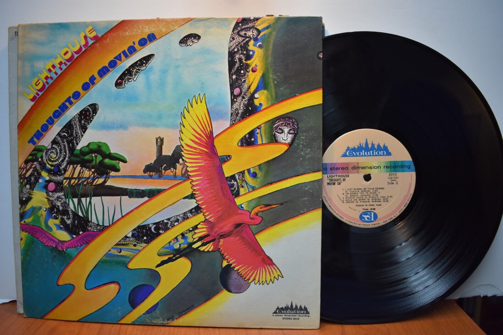 Lighthouse Thoughts Of Movin’ On LP Stereo Dimension 3010 Stereo Gatefold