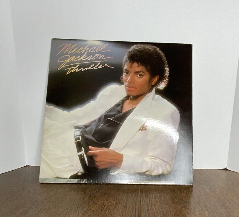 MICHAEL JACKSON Thriller EPIC QE-38112 LP Vinyl Record Vintage 1982