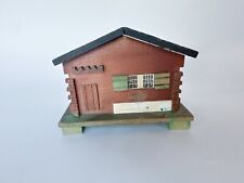 Vintage Music Box Swiss Chalet Wooden House picture