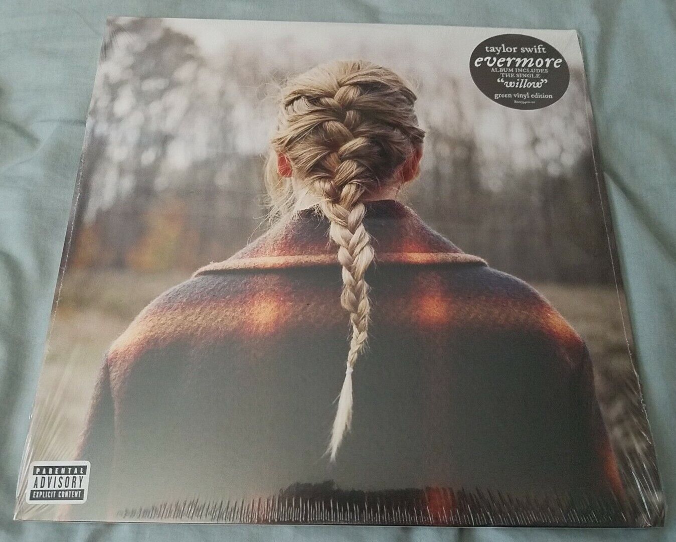 TAYLOR SWIFT EVERMORE GREEN COLOR VINYL LP SEALED