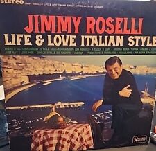 Jimmy Roselli Life & Love Italian Style Vinyl LP Record Album From 1965 picture