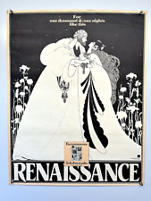 Renaissance Poster Vintage US Sire Records Scheherazade and Other Stories 1975 picture