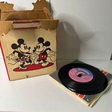 Vintage Mickey Mouse My First Record Collection with 9 Records picture