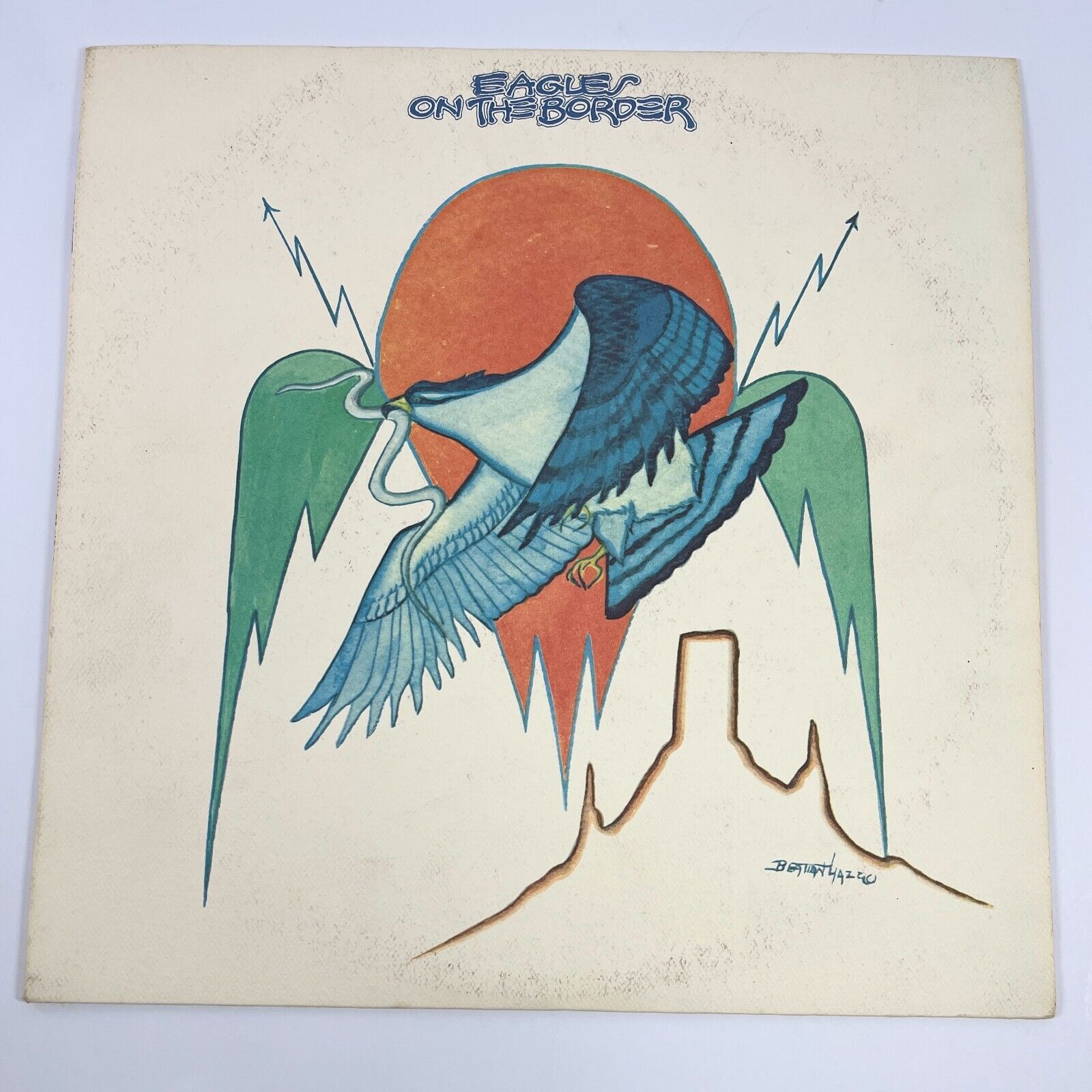 Eagles On The Border Vintage Vinyl LP Asylum Records 1974 VG+