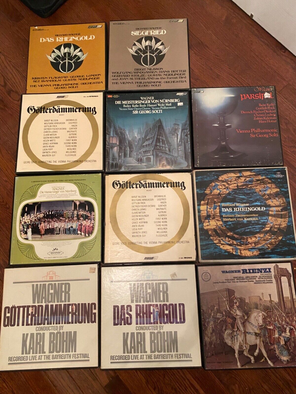 Richard Wagner Vinyl LP Collection - 11 Boxsets