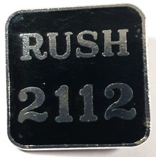 1970/80's Rush 2112 Canadian Rock Music Band Vintage Enamel Metal Badge 26x26mm picture