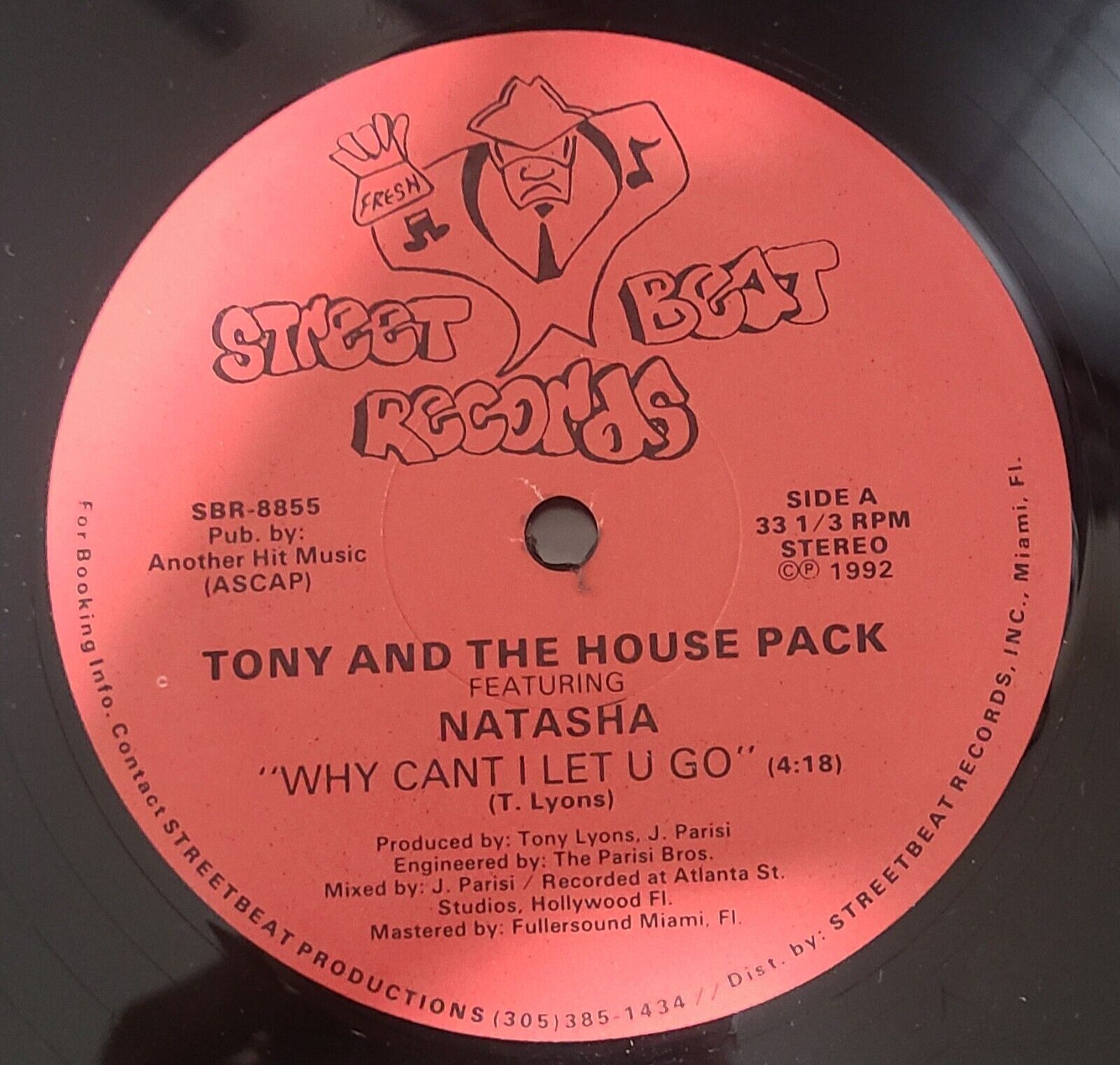 Tony and the House Pack-Why Can\'t I Let U Go 12” Miami FREESTYLE RARE
