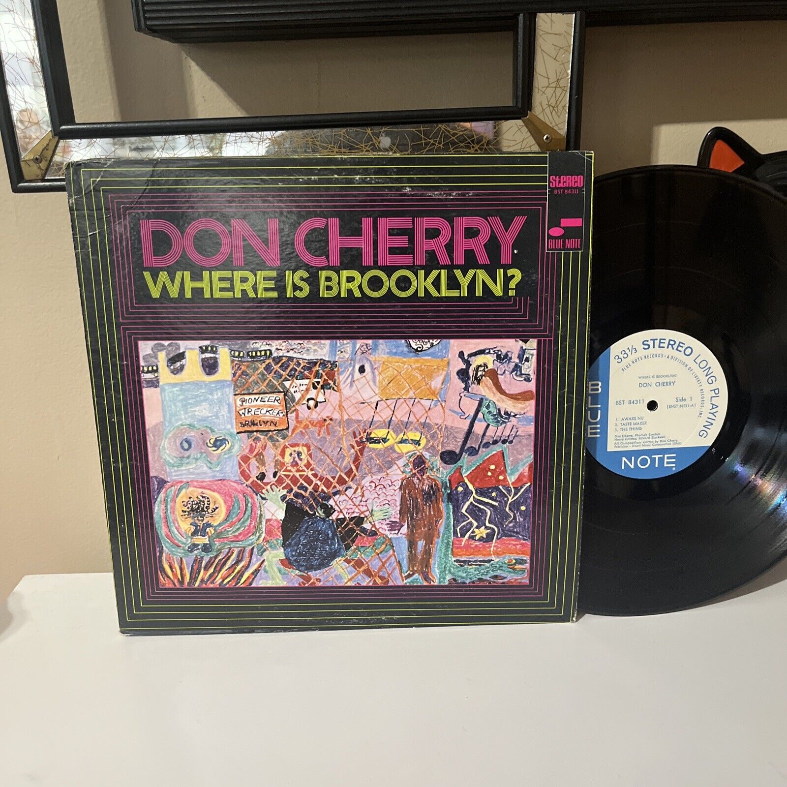 Don Cherry ~ Where Is Brooklyn? ~ LP ~ Vinyl ~ 1st Press ~ Promo ~ Blue Note