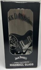 Jack Daniels Asda Europe Exclusive Guitar Highball Glass New In Box Hard To Find picture
