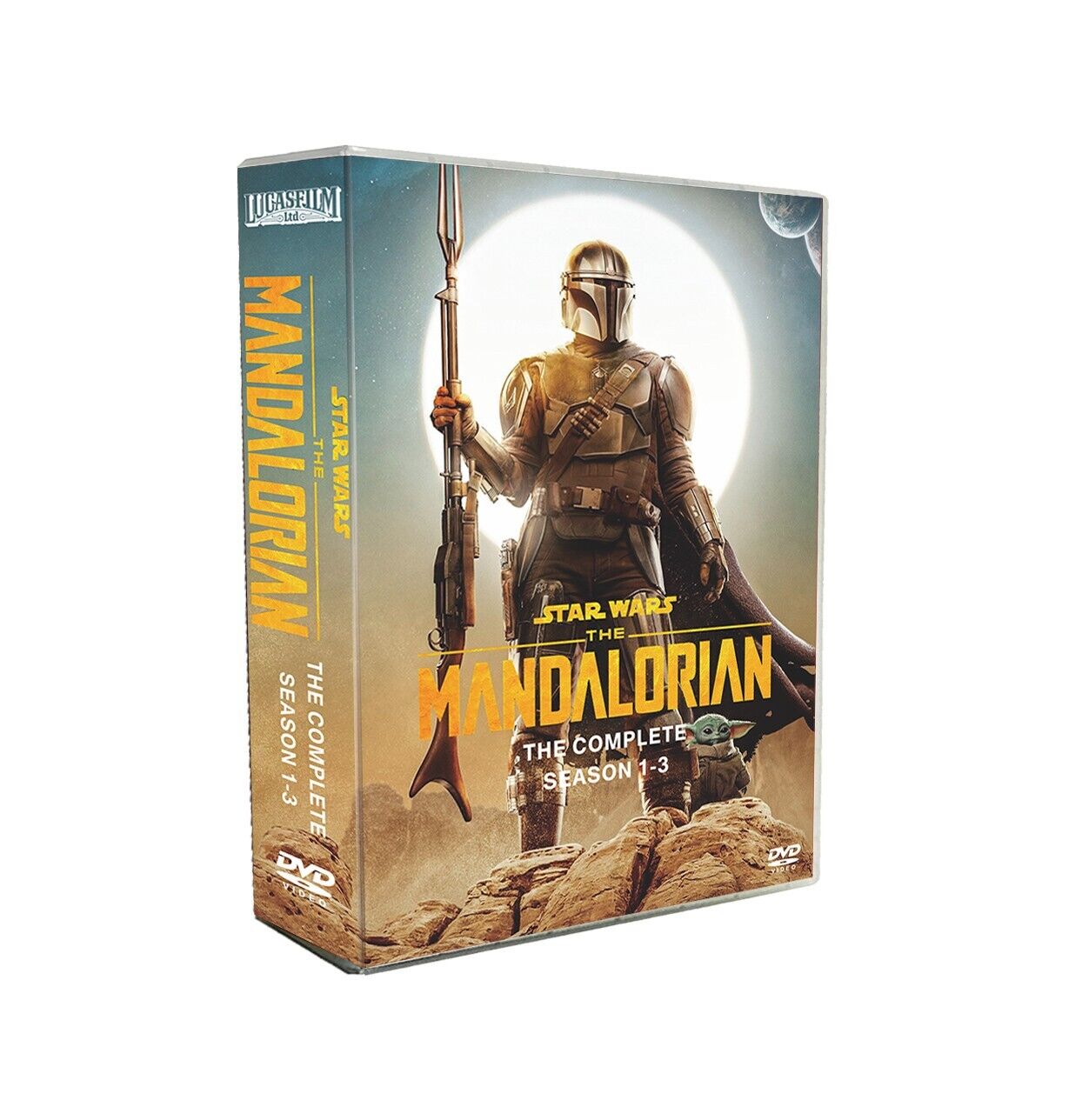 Star Wars The MANDALORIAN the Complete Series Seasons 1-3 (DVD 9-Disc Set)