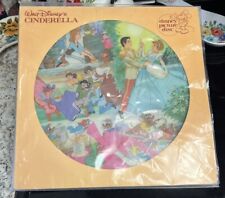 Vintage 1981 Cinderella Disney Picture Disc Movie Soundtrack RECORD Album Music picture