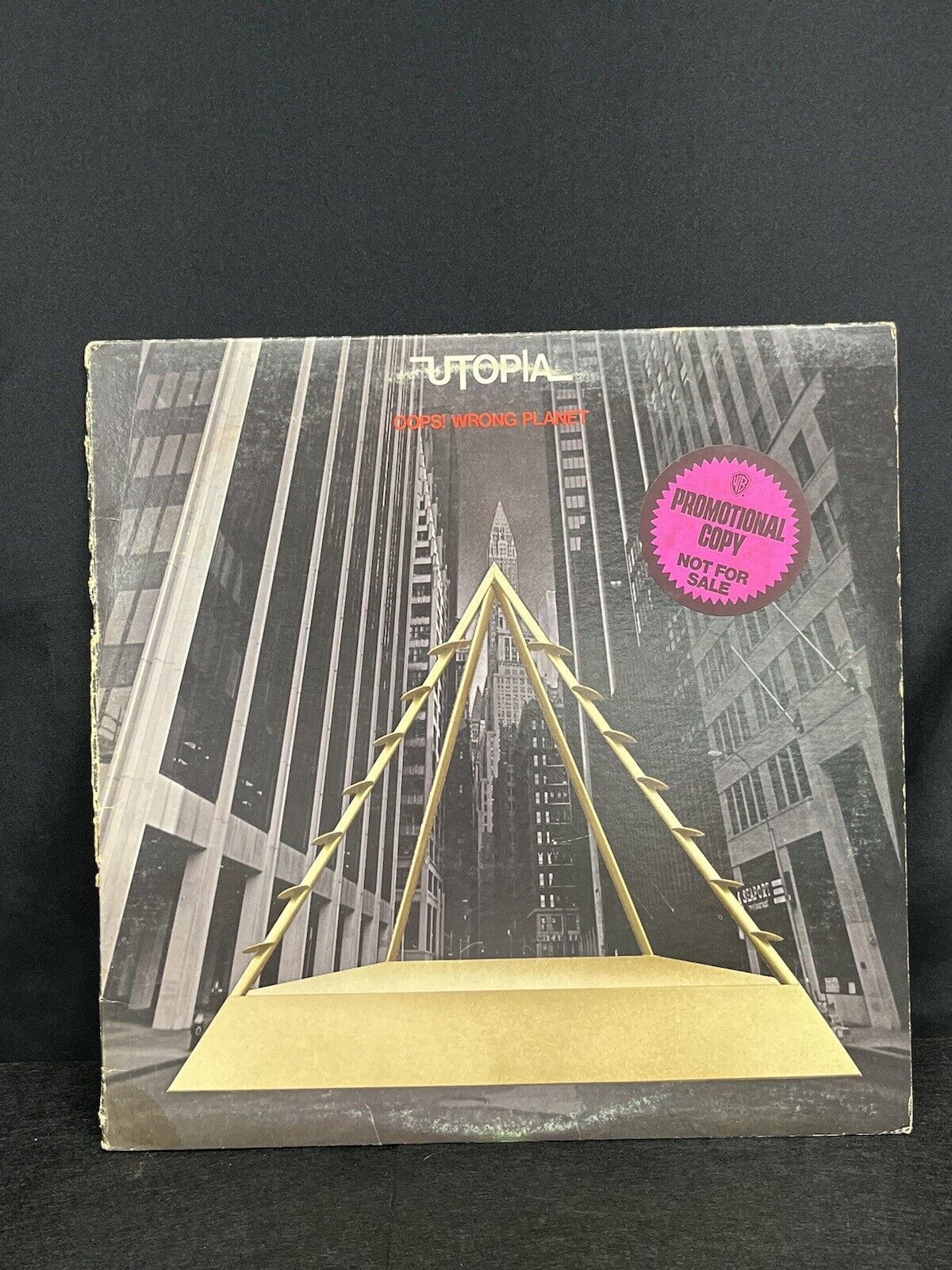Vintage Utopia Oops Wrong Planet Album Promo Copy 1977 Bearsville Records 