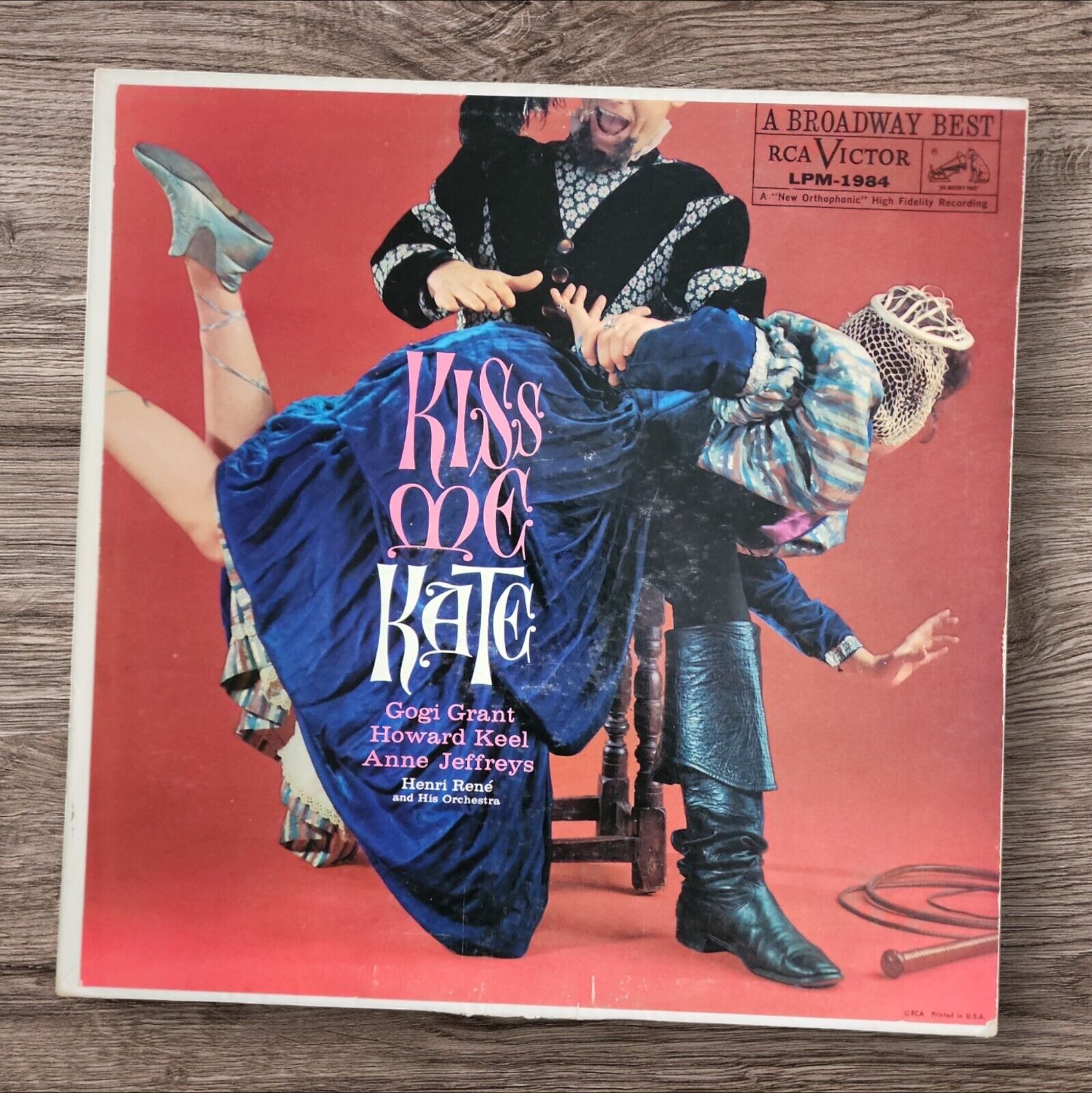 Kiss Me, Kate - Howard Keel Gogi Grant Anne Jeffreys (vinyl LP 1959) RCA Victor 