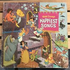 Walt Disney's Happiest Songs LP Vinyl Record Vintage 1967 DL-3509 picture