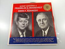 Actual Speeches of Franklin D Roosevelt & John F Kennedy Vinyl LP Excellent picture