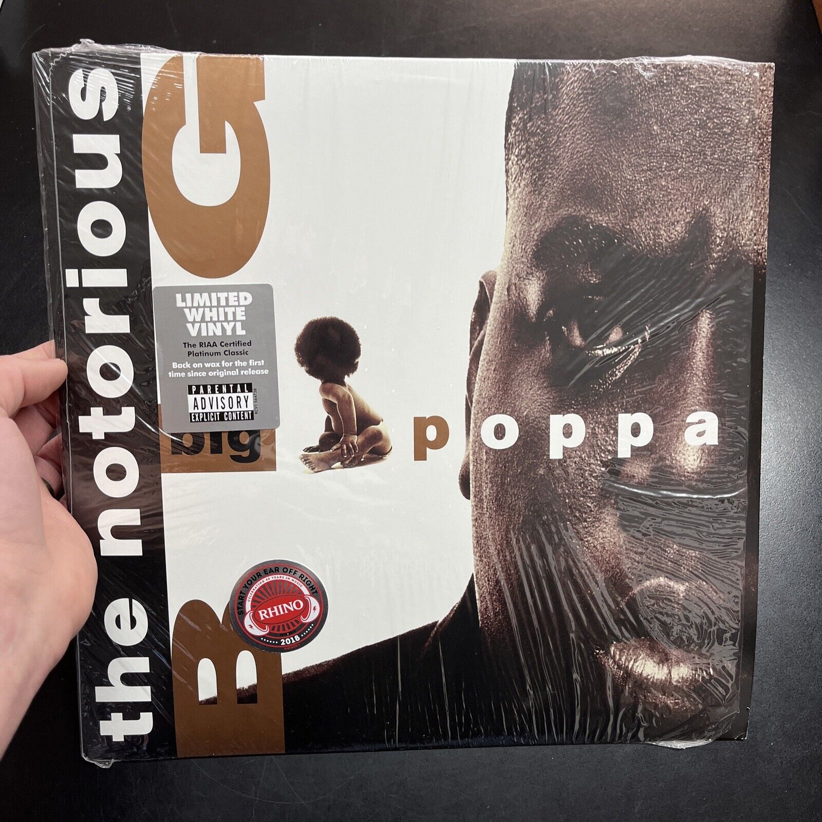 Notorious B.I.G. - Big Poppa LIMITED EDITION WHITE VINYL 12” SINGLE RECORD