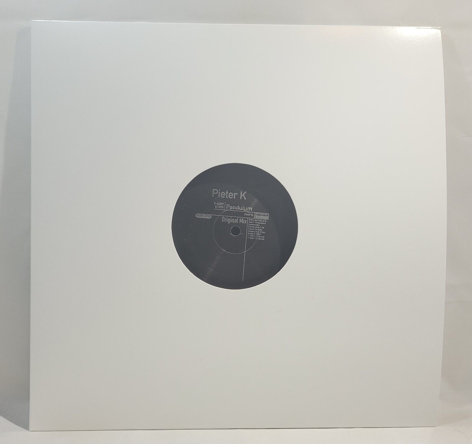 Pieter K - Pendulum [Vinyl Record 12\