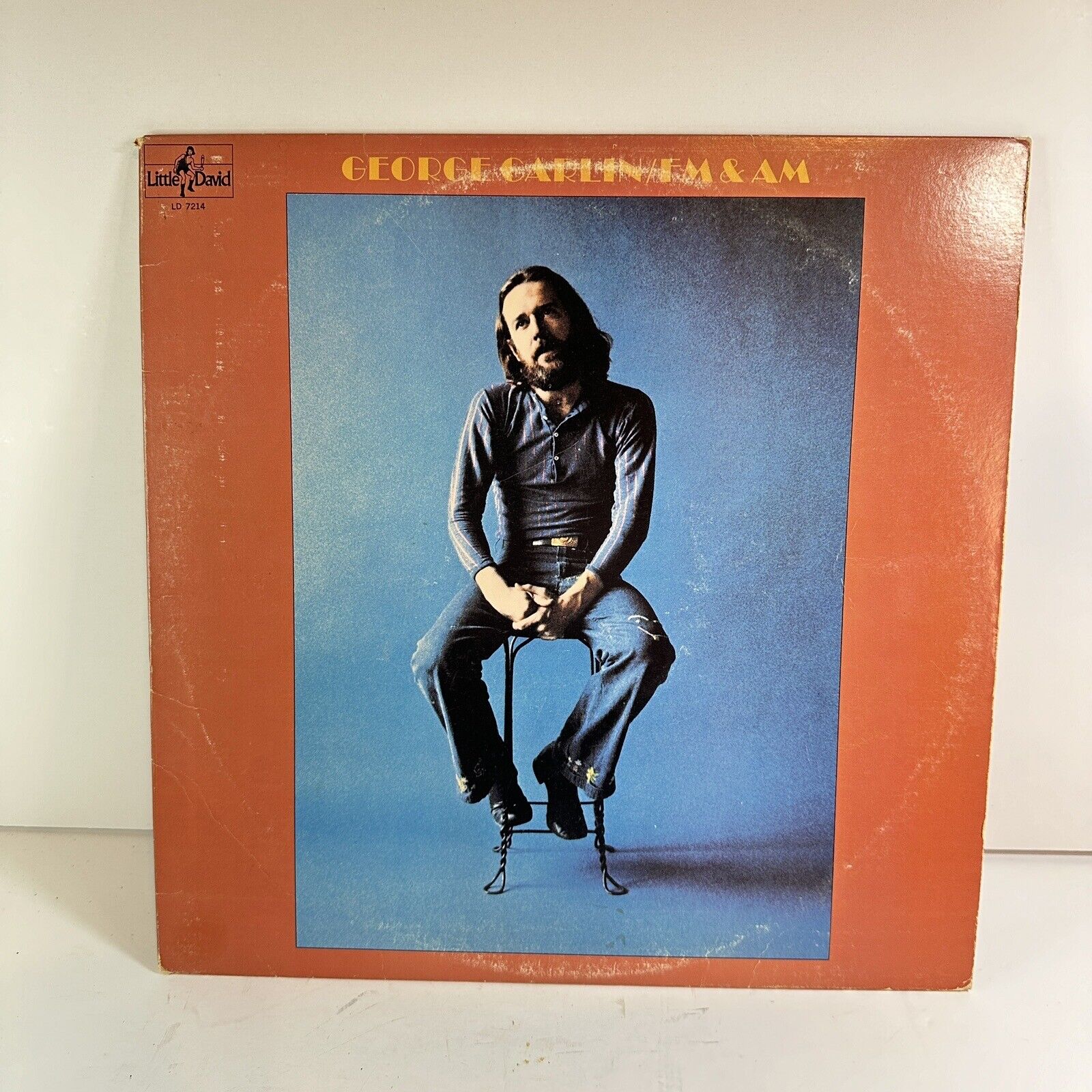 George Carlin FM & AM LP 1972 Little David Records LD 7214 comedy album vinyl
