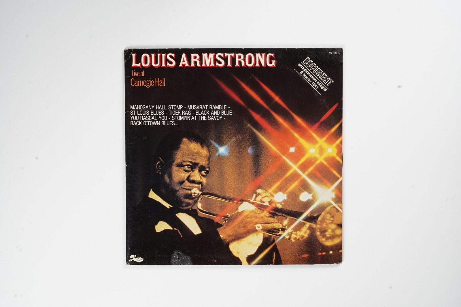 Louis Armstrong - Live At Carnegie Hall - Vinyl LP Record - 1976