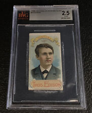 1888 Thomas Edison Rookie BVG 2.5 Duke Histories Of Poor Boys Book Card N79 BGS picture