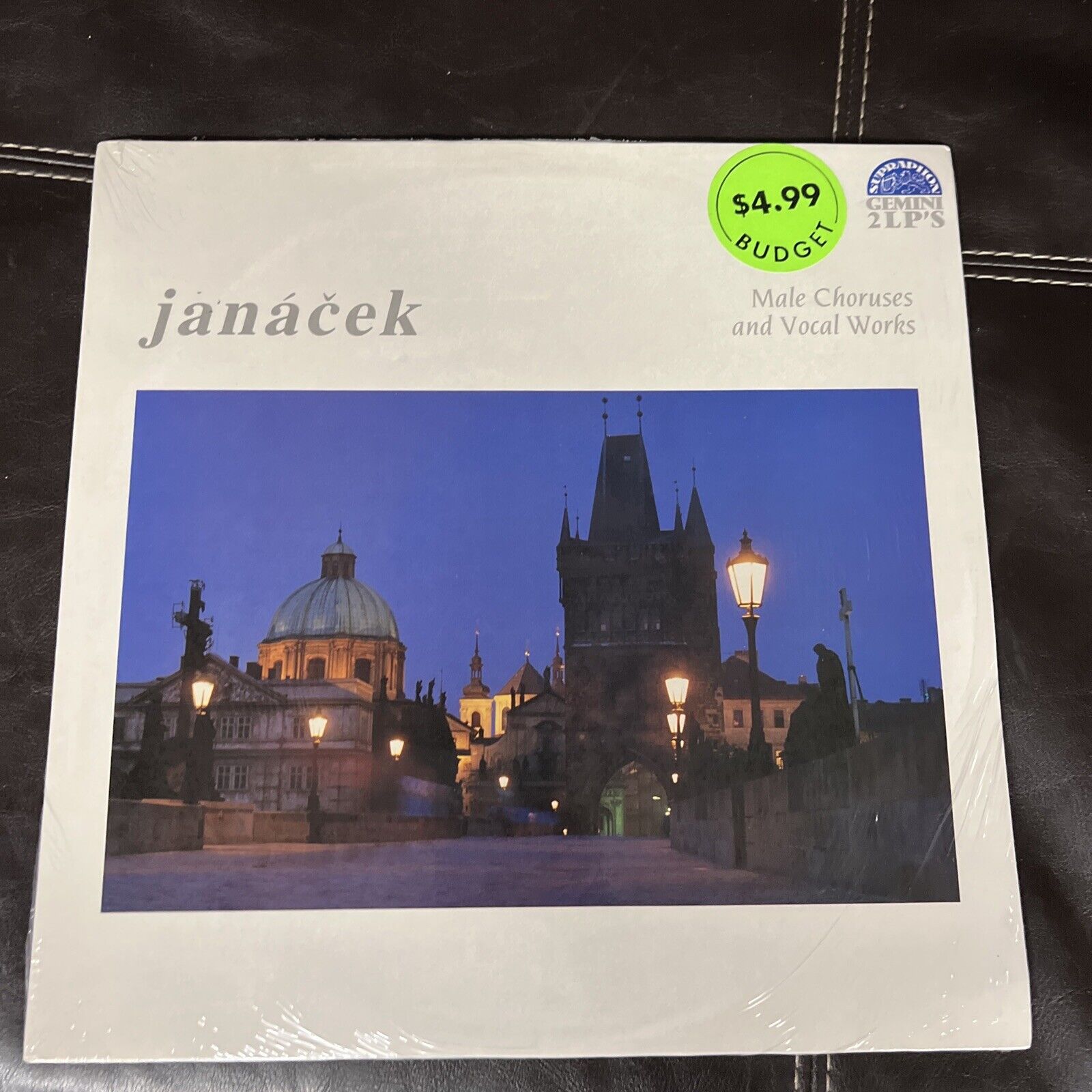 JANACEK LP MALE CHORUSES & VOCAL WORKS SUPD 013 CLASSICAL VINTAGE 1971 CZECH