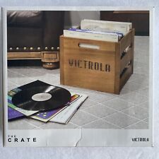 Victrola Wooden Record Crate Wood Color  NEW picture