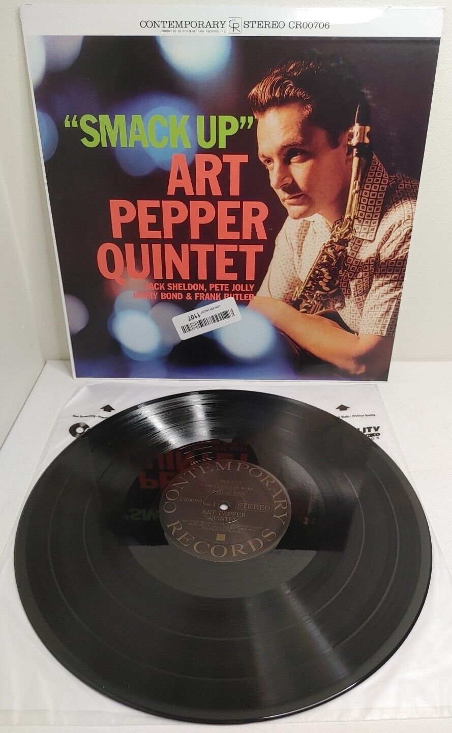 Art Pepper Quintet Smack Up LP Vinyl