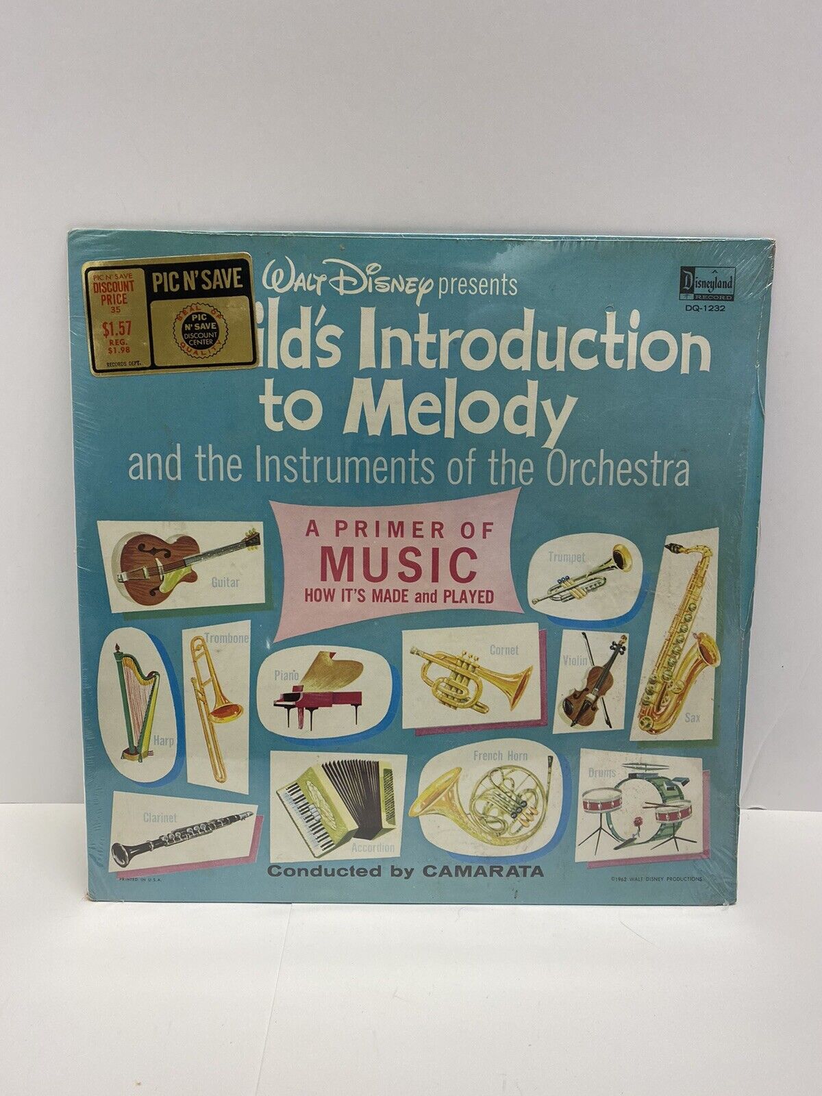 Walt Disney Presents A Child's Introduction To Melody LP Sealed
